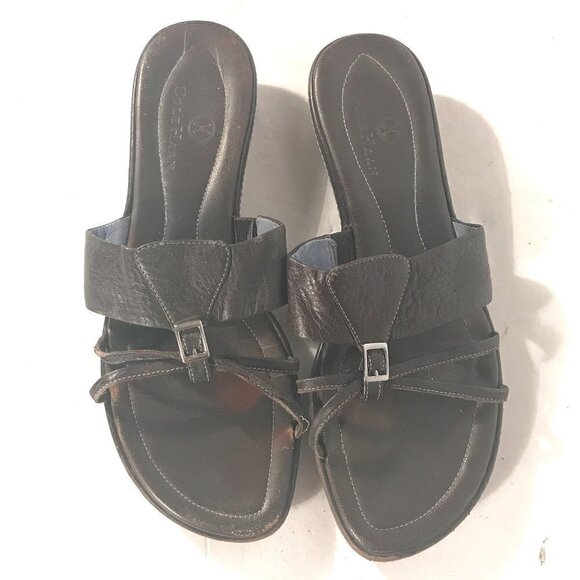 NIKE Women ColeHaan Leather Dress Heels - Picture 1 of 7